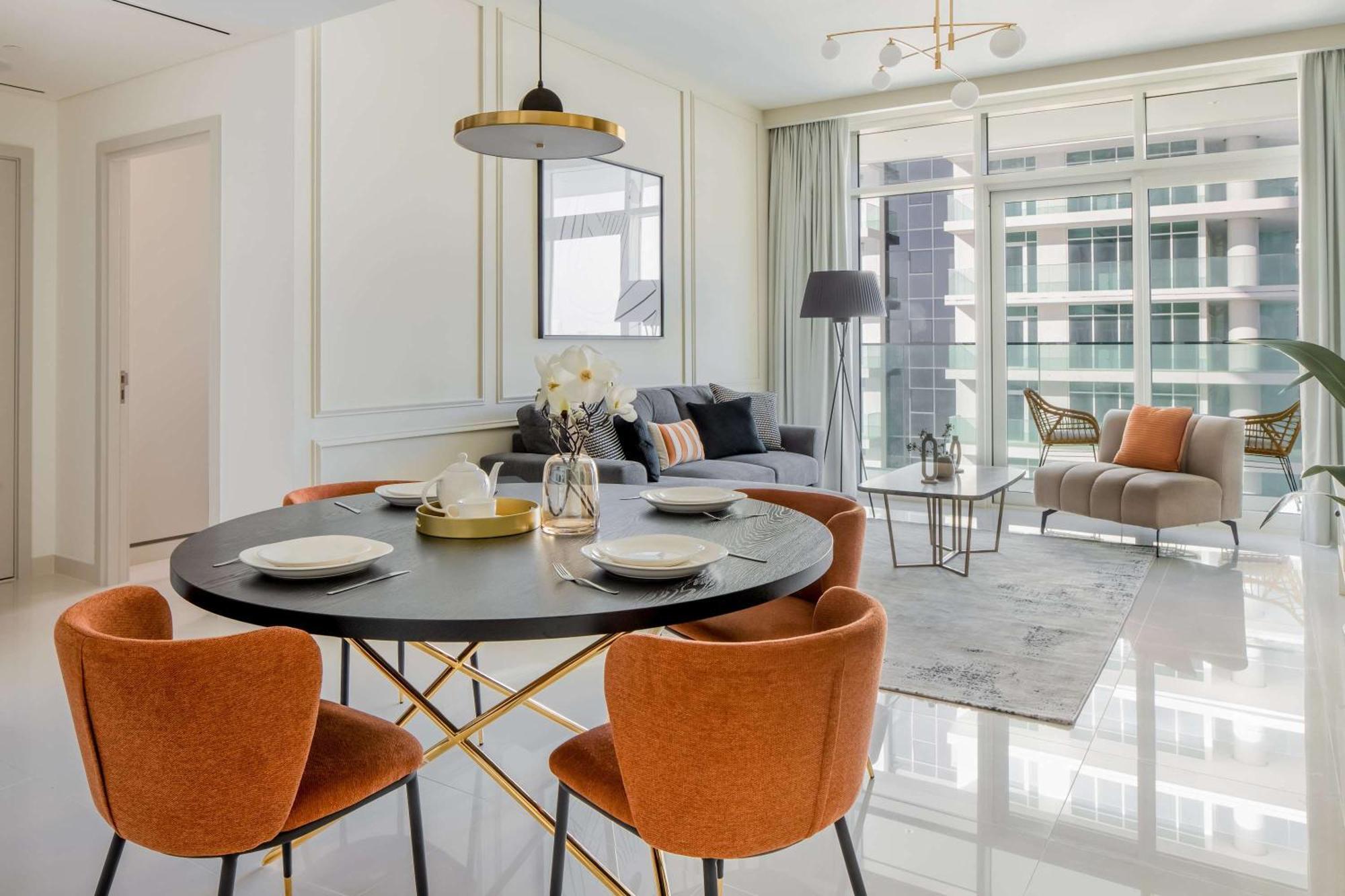 Silkhaus Palm View 1Bdr With Private Beach In Emaar Beachfront Dubai Exterior photo